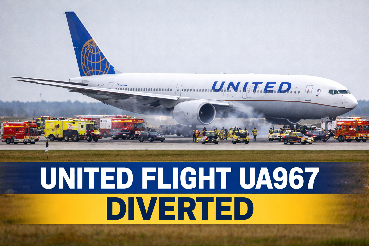 United Flight UA967 Diverted