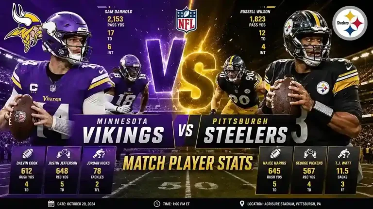 Minnesota Vikings vs Pittsburgh Steelers