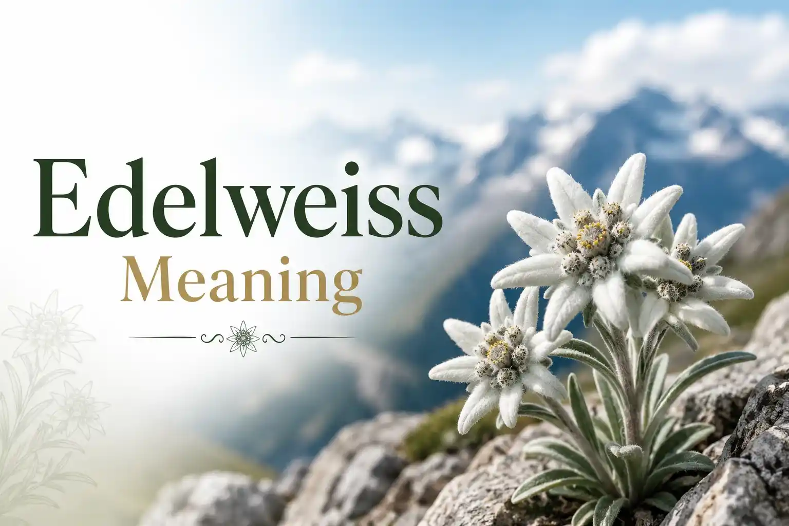 Edelweiss Meaning